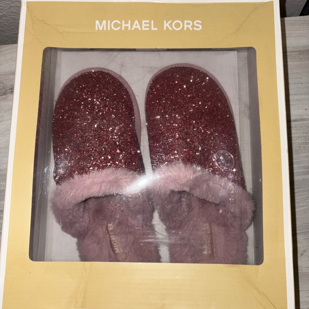 Michael Kors Rose Glitter Slippers - Picture 4 of 4
